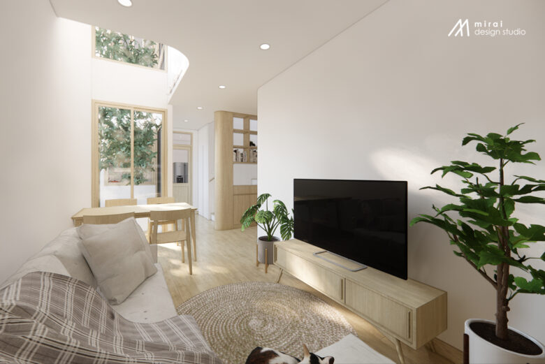 ออกแบบตึกแถวสองชั้น